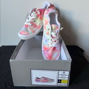 Falls Creek Women's Multi Color Slip On Shoes